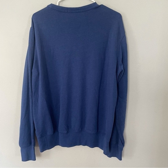 Polo Ralph Lauren Blue Crewneck Sweater | Old Money Preppy Classic - Picture 3 of 6